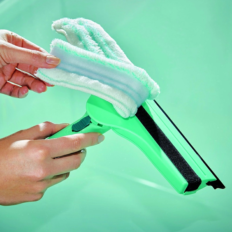 2 Щетка Leifheit W&F Cleaner L micro duo для мытья окон, 32см фото 4