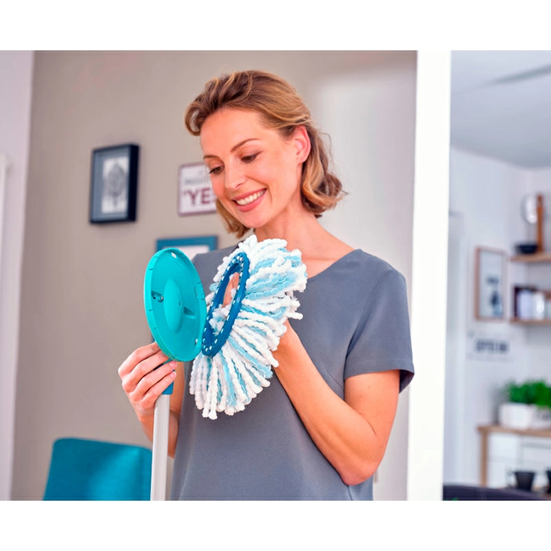 Набор для уборки Leifheit Clean Twist швабра и ведро с отжимом фото 2