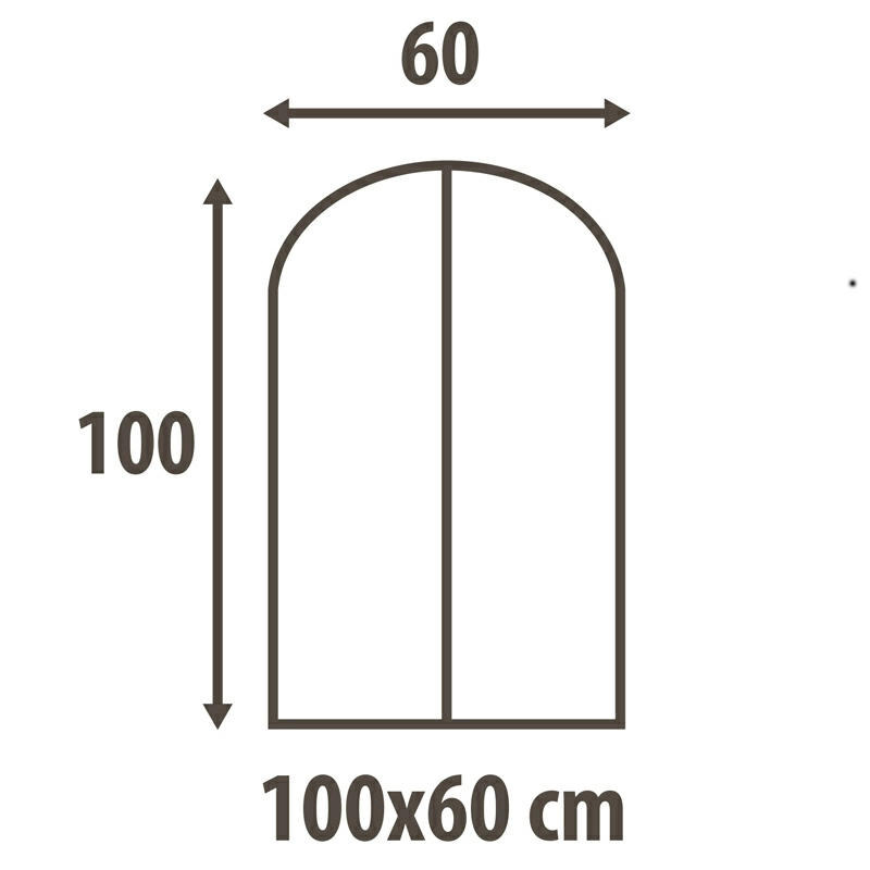 Чехол для одежды Hausmann Paisley 60x100см, бежевый фото 4