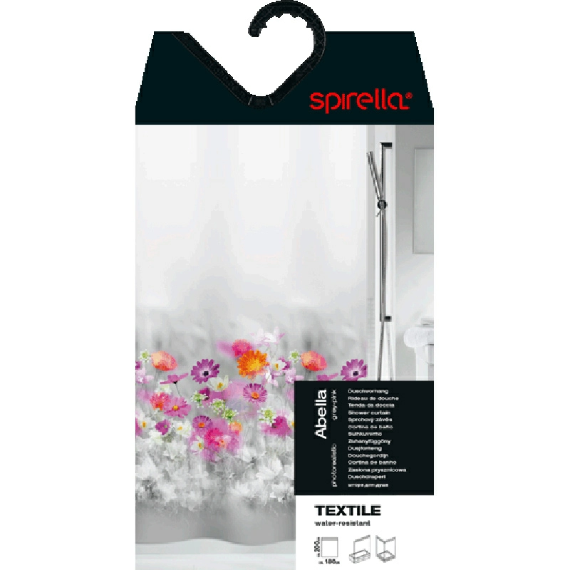 2 Штора для ванной комнаты Spirella Abella фото 2