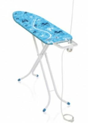 Гладильная доска Leifheit Airboard Compact Plus M 120х38см с электроподключением, цвет синий