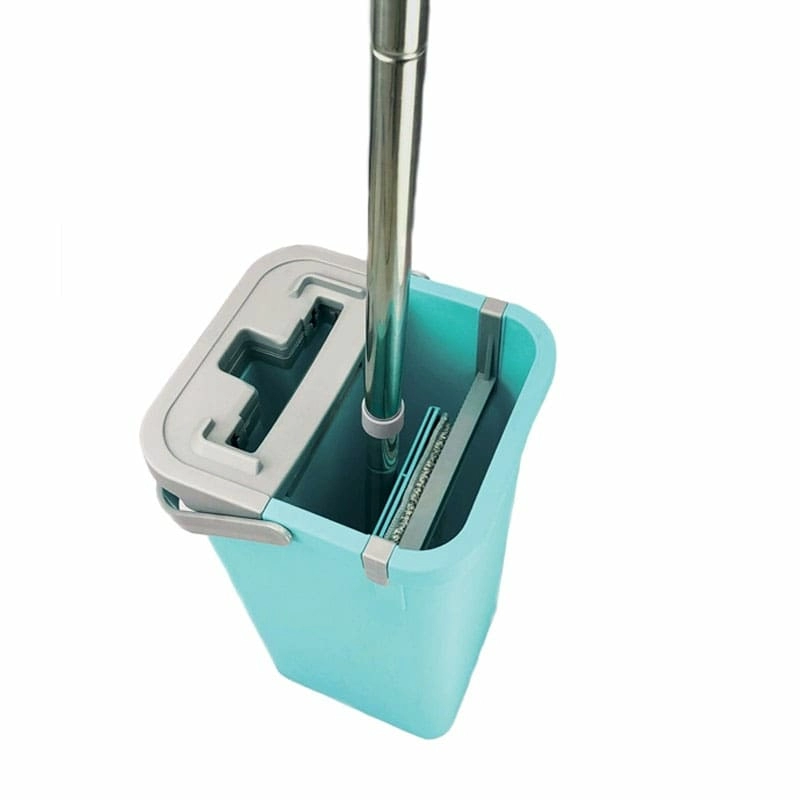 Набор для уборки Hausmann Elbrus швабра и ведро с механизмом отжима фото 2