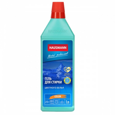 1 Гель для стирки цветного белья Hausmann 1л фото 1