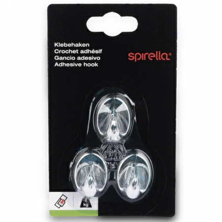 1 Набор крючков Spirella, 3шт, цвет серебро фото 1