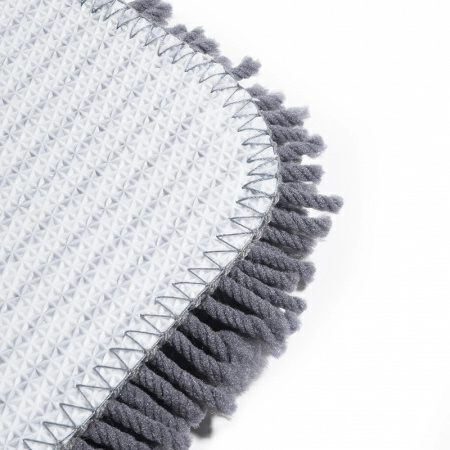 6 Коврик для туалета Spirella Highland 55х55см, серый фото 6