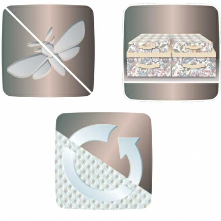 4 Кофр для хранения Hausmann Paisley 100x50x15см, бежевый фото 2