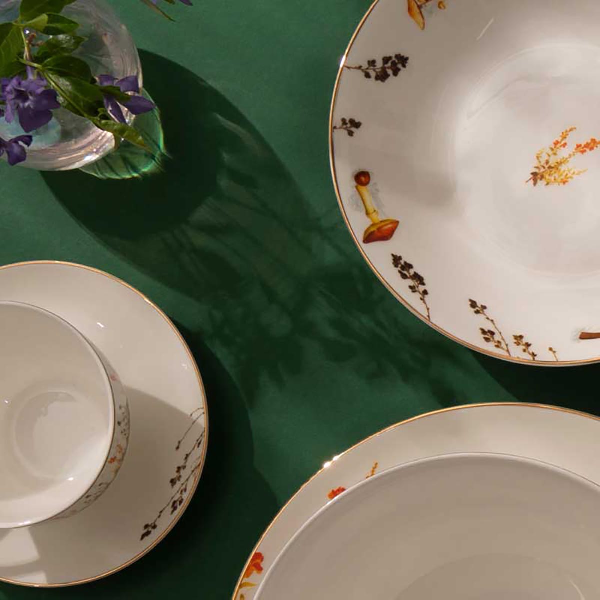 Тарелка обеденная Zapel Mushroom 27см фото 2