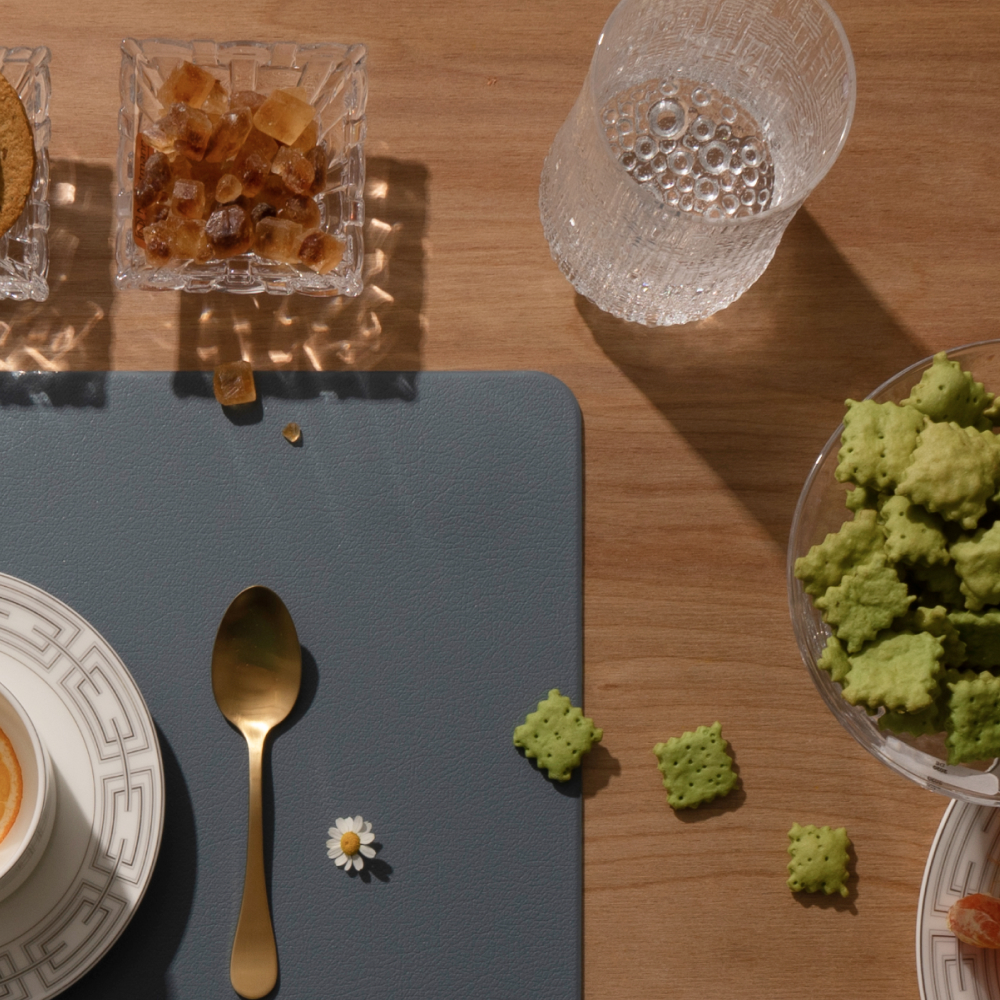 Салфетка сервировочная Zapel Eco Leather blue фото 4